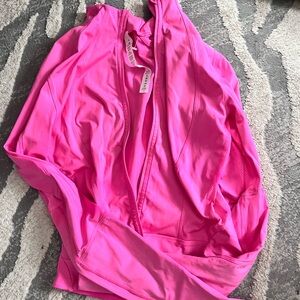 Lululemon Athletica Pink zip up Jacket